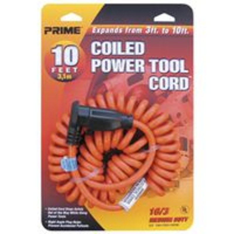 Cord Extension Power Tool Orange 16/3 Gauge