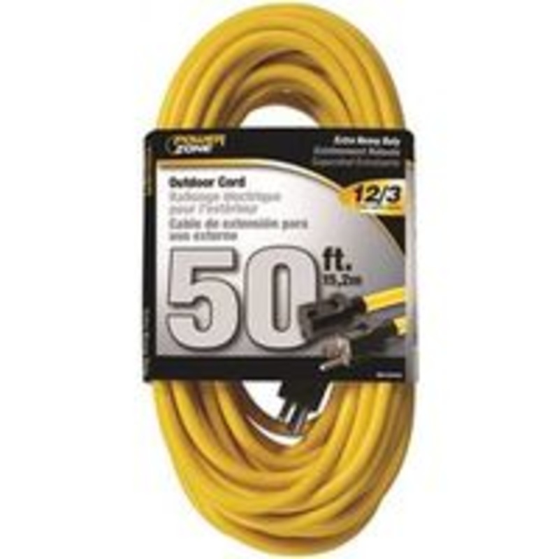 Outdoor Extension Cord 12/3, 50 Feet