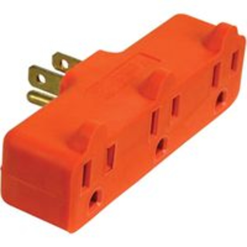 Tap 3-Outlet 2-Pole/3-Wire Power Strip