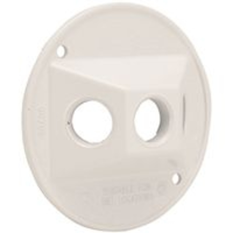 White Waterproof Round Lamp Cover