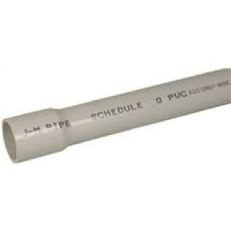 1 x 10′ Schedule 40 PVC Conduit (3.2 lbs)