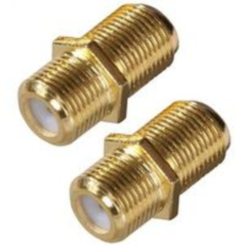 2-Pack Coaxial Cable Coupler