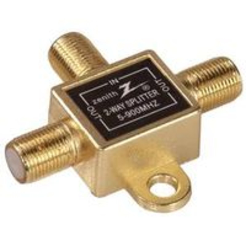2-Way Coaxial Cable Splitter