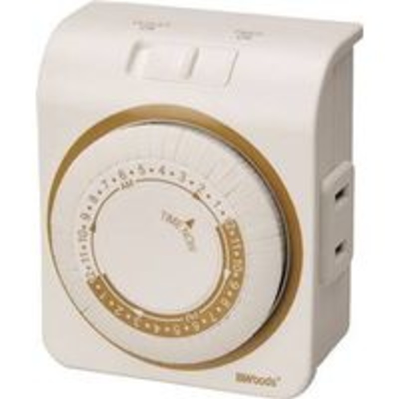 24-Hour Indoor Heavy-Duty Mechanical Timer