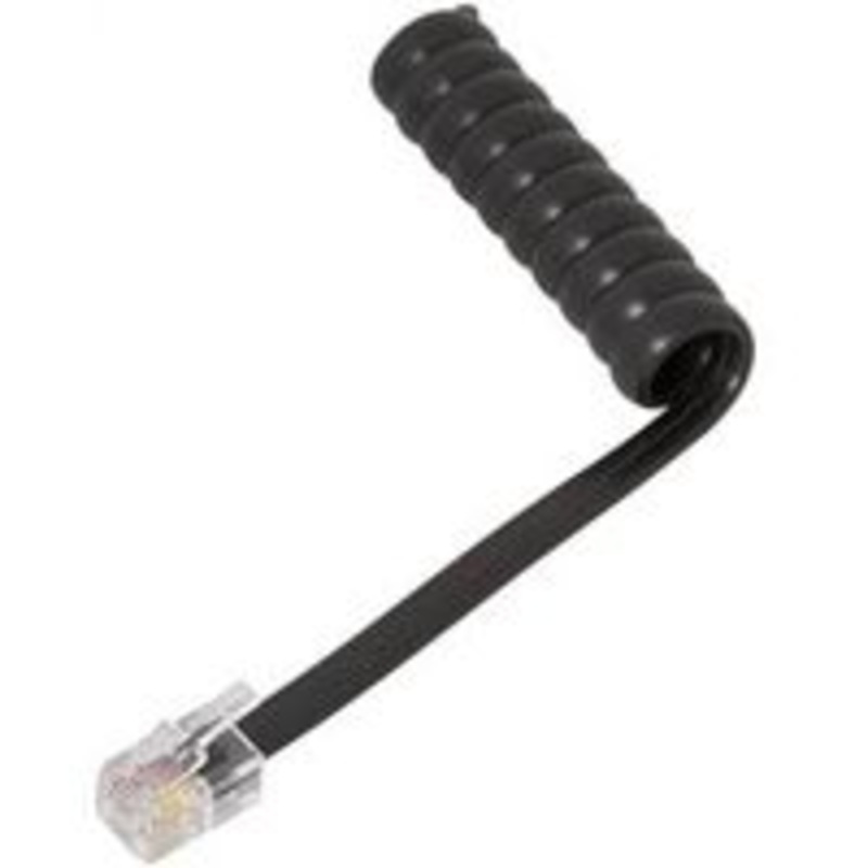 25′ Black Handset Cord