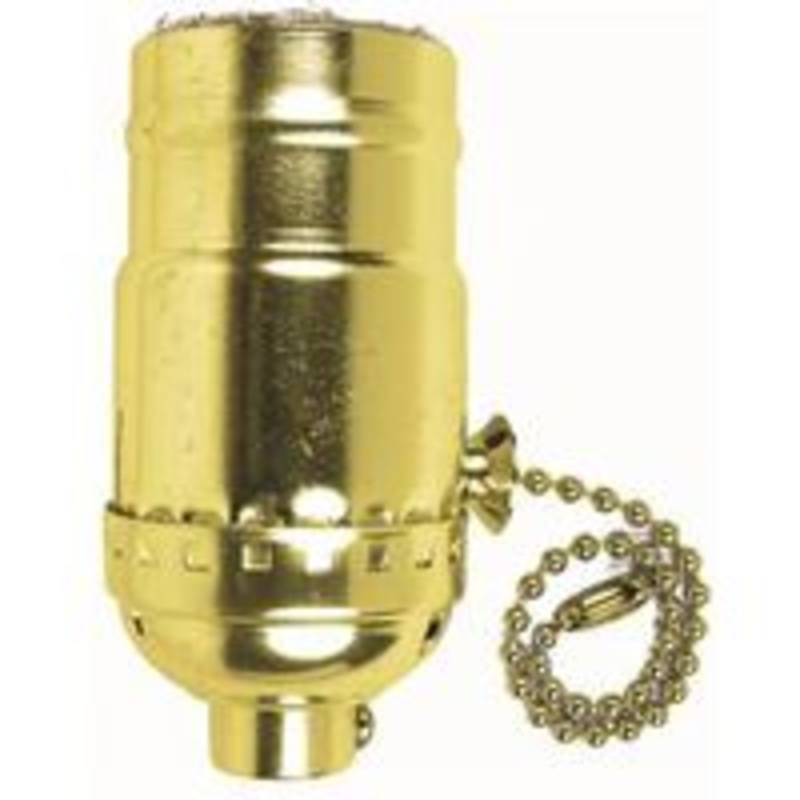 3-Way Pull Chain Socket