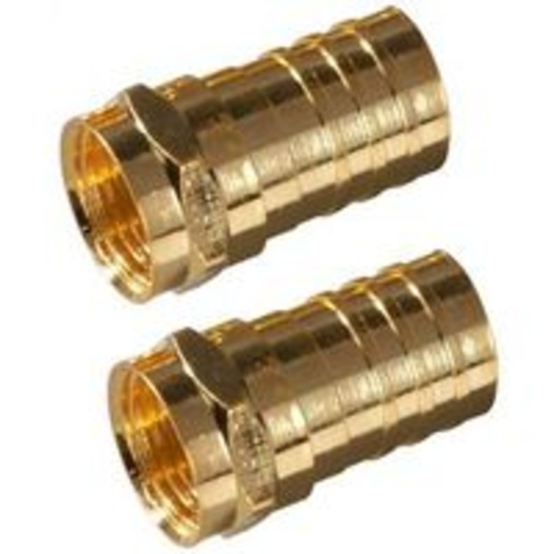 4-Pack RG59U F-Type Connectors