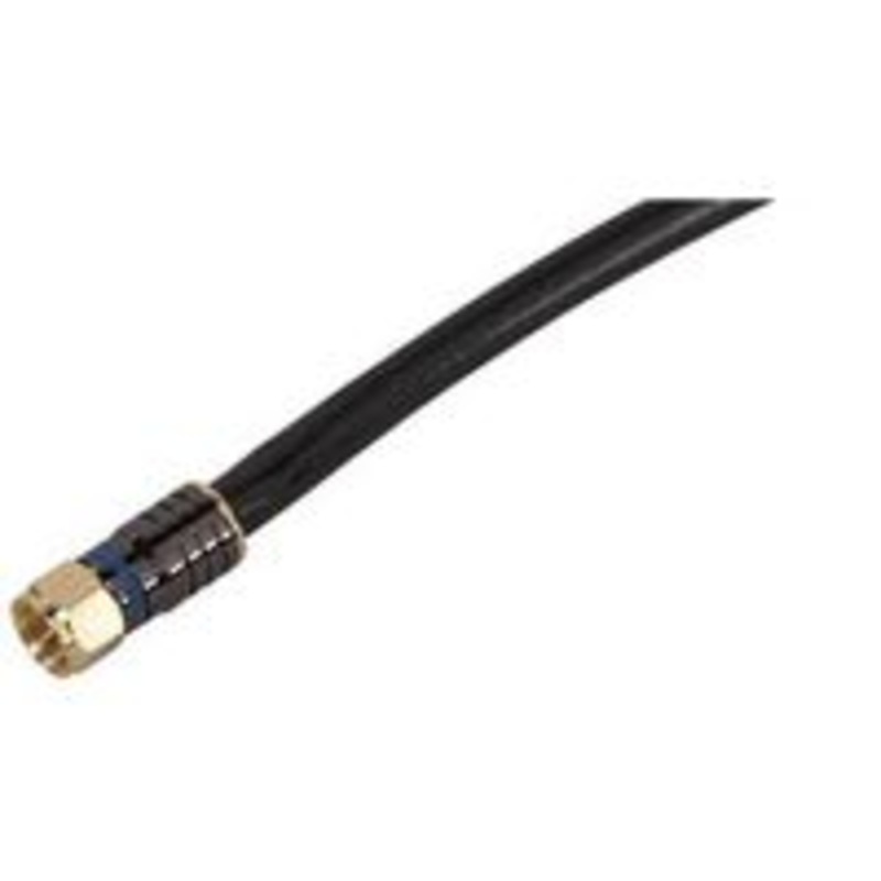 6′ Black Quad Coaxial Cable