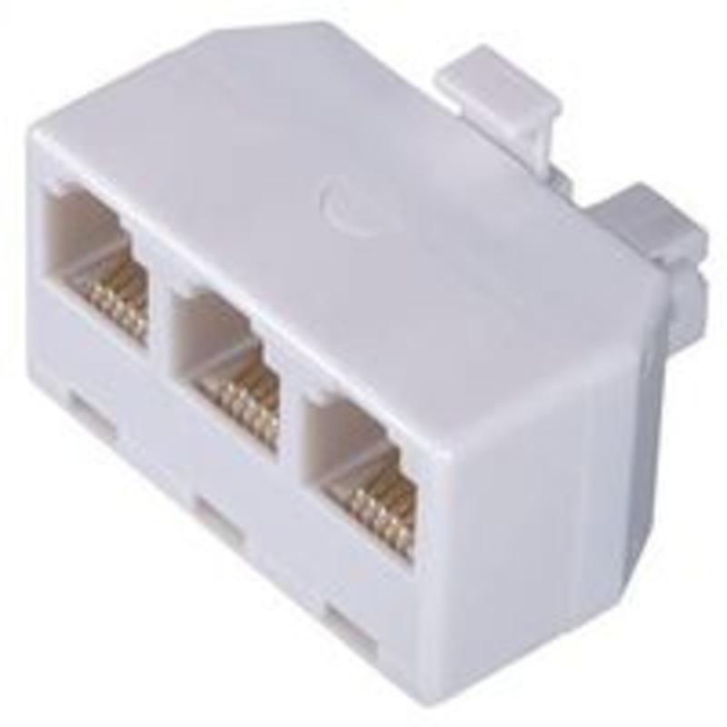 Adapter Phone Outlet 3-Way