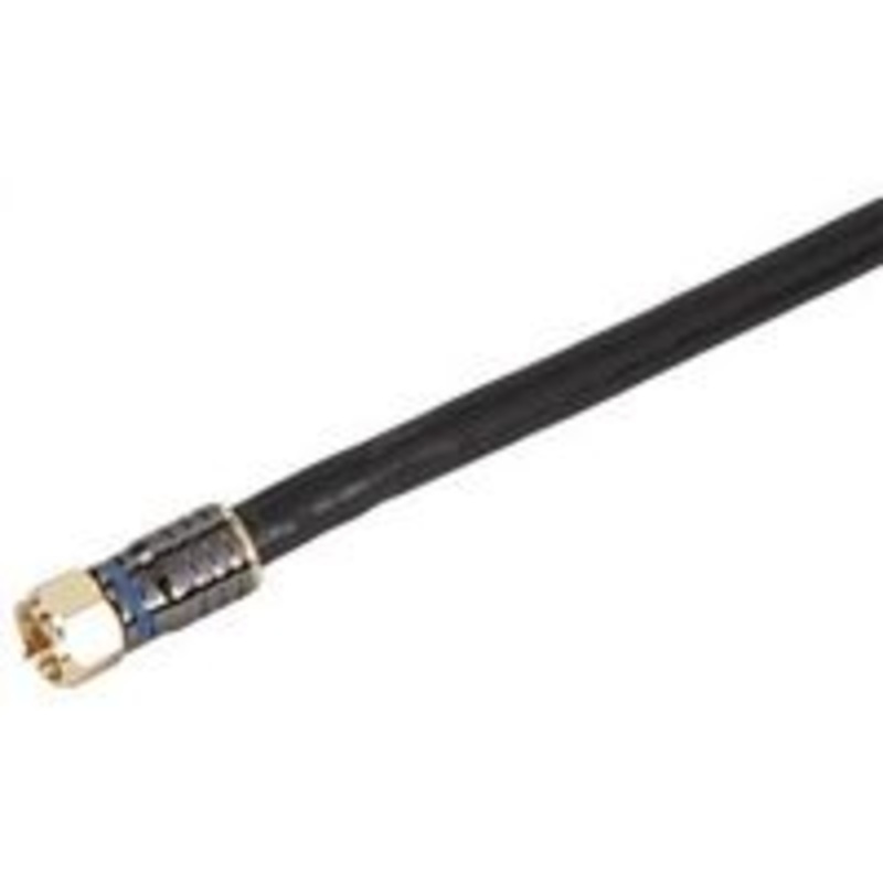 Coaxial Cable RG6 Quad Shield, 3 ft.