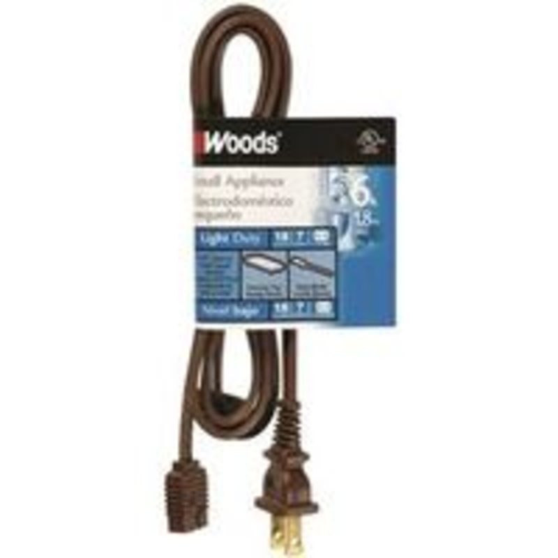 Cord Appliance Replacement 18/2 x 6 ft