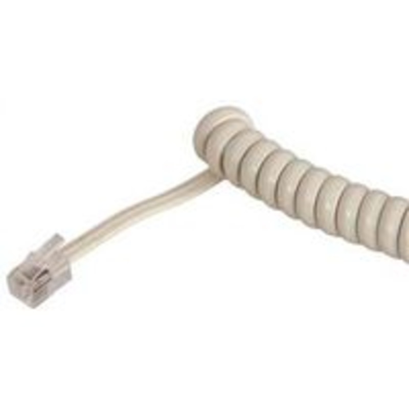 Corded Phone Handset Coil Cord, 25 ft.