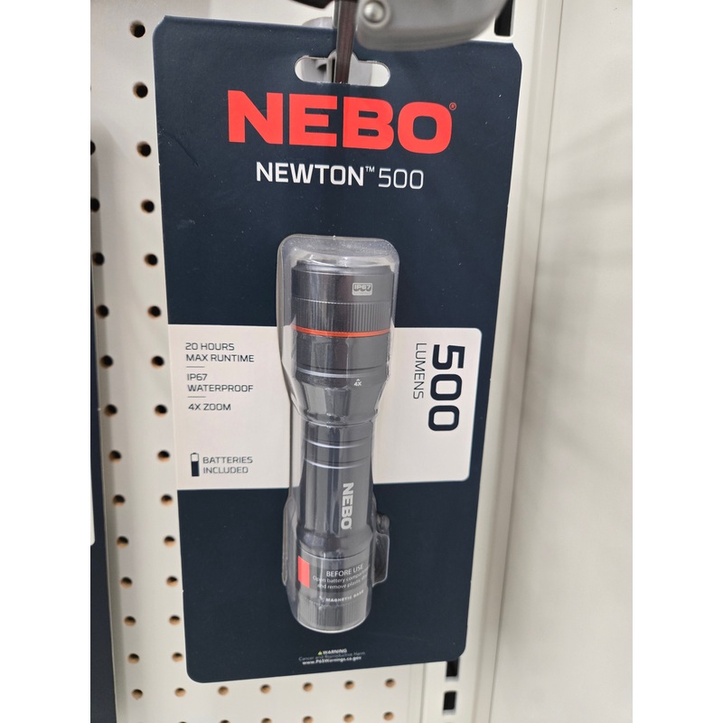 LED Flashlight – Gray and White