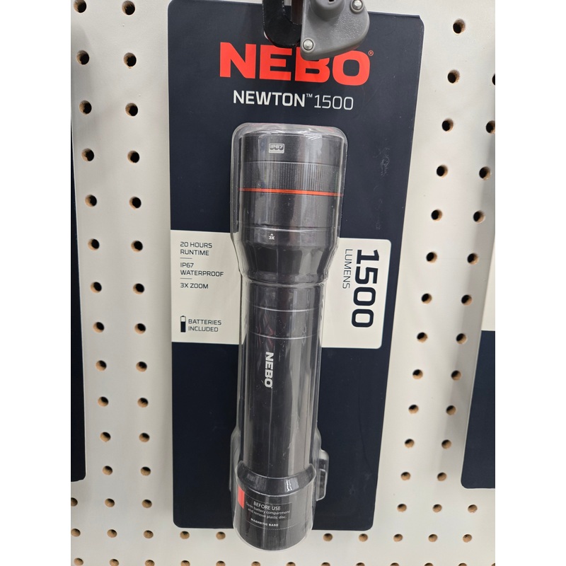 LED Flashlight Gray/White 15