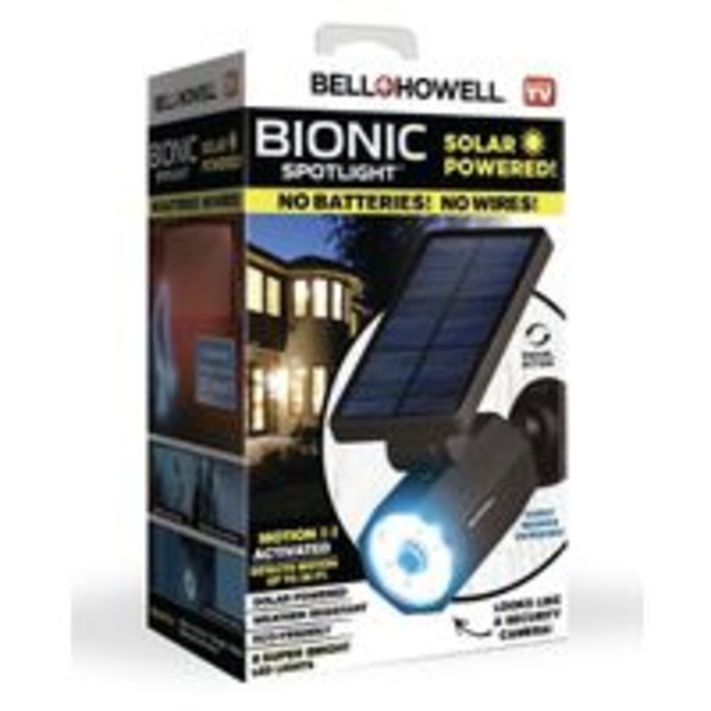 Spotlight Solar Plastic Black