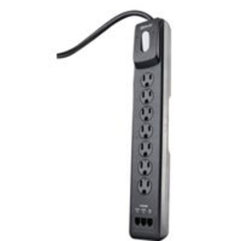 Strip Surge 7-Outlet Power Strip, 4 ft.