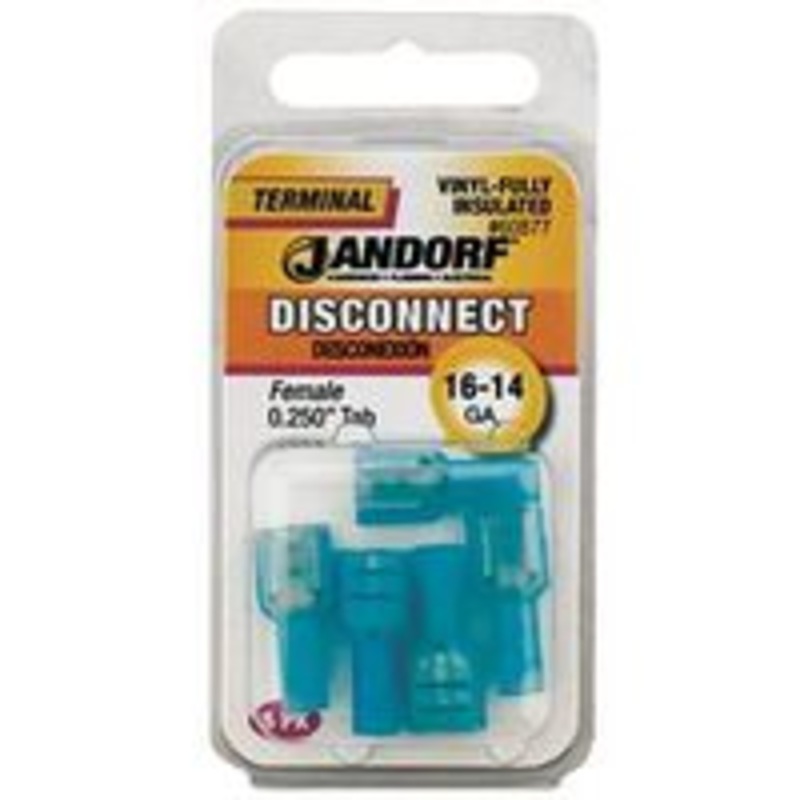 Terminated Disc Female Vinyl Insulator