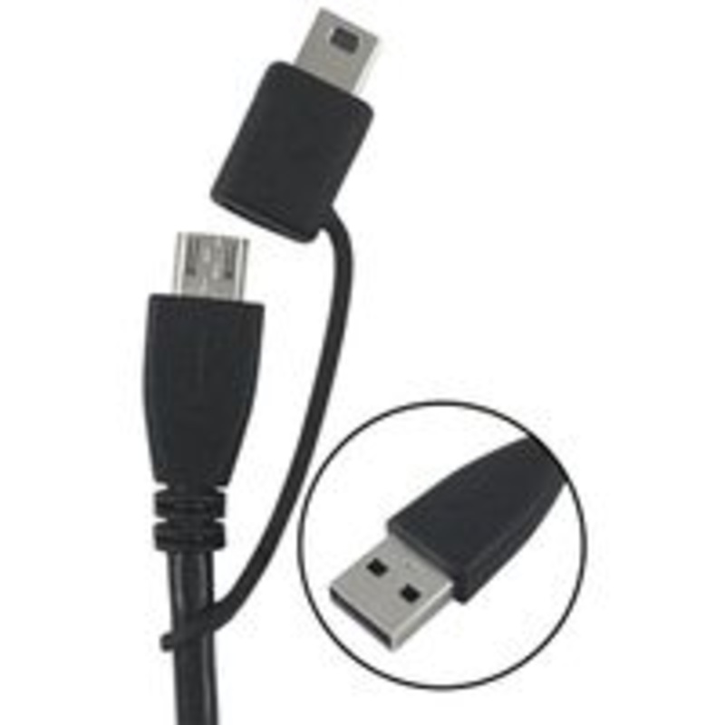 USB A to Micro/Mini Cable – 3 Feet