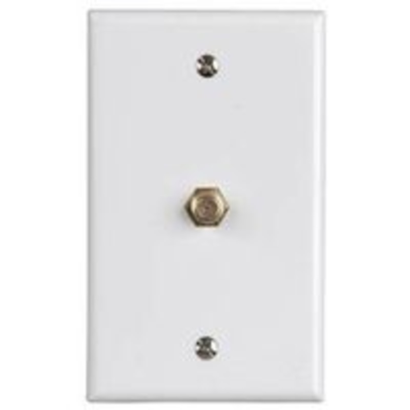 WHT Coaxial Wall Plate