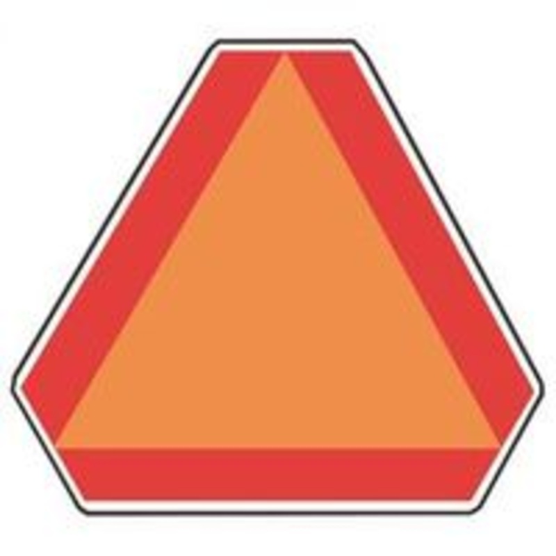 16 x 14 Slow Vehicle Emblem