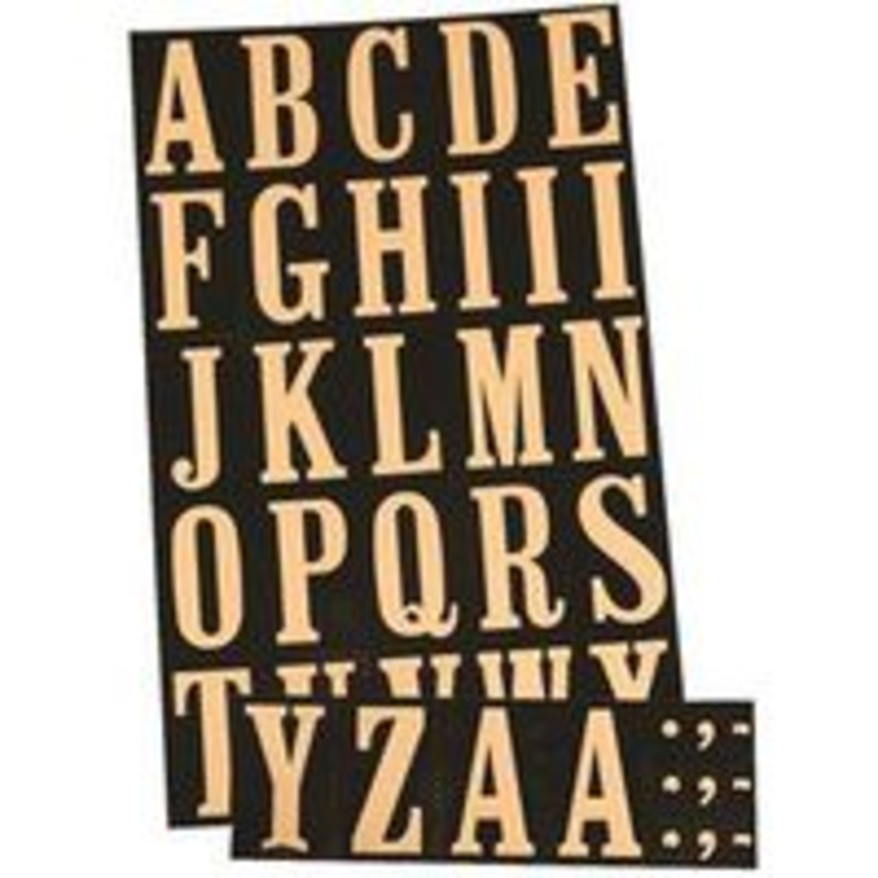 2 Bold/Graphic Letter Set – Assorted