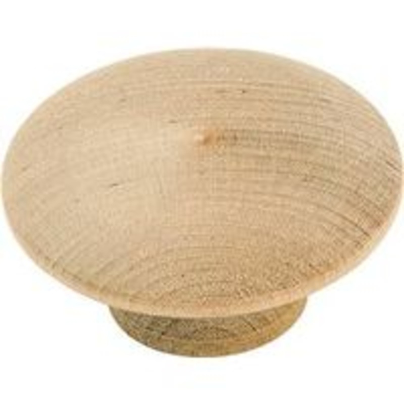 2 x 3/4 Round Wooden Knob