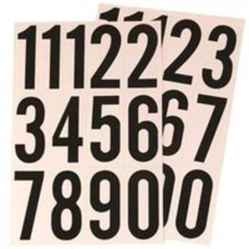 3 Black and White Number Set