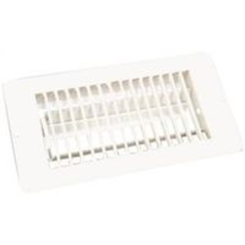 4 x 8 White Floor Register (1.08 lbs)
