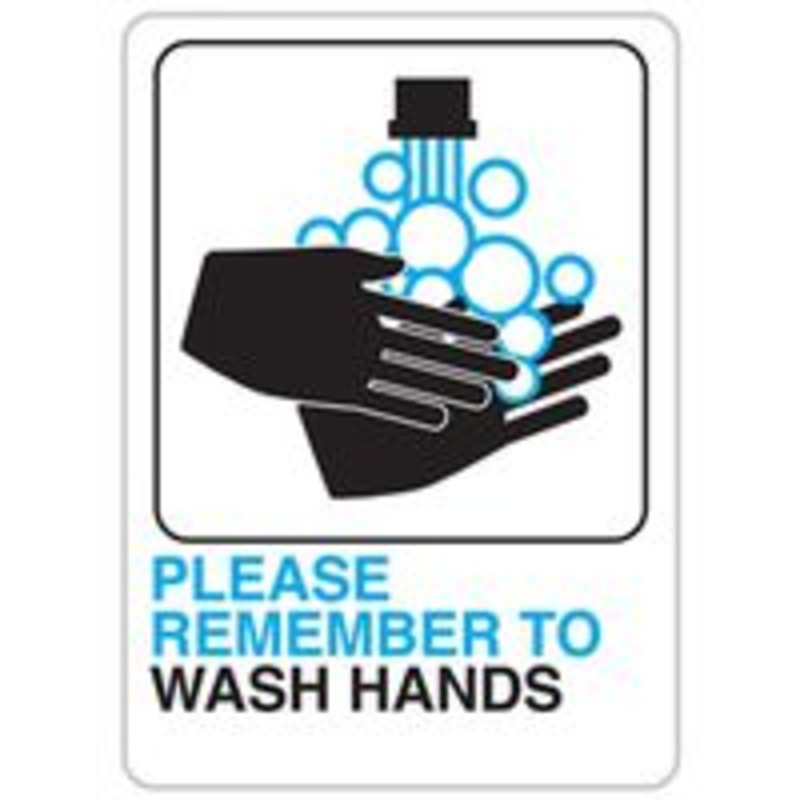 D-26 Please Wash Hands Sign