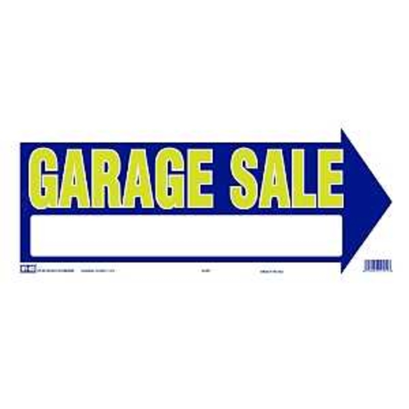 Garage Sale Arrow Sign
