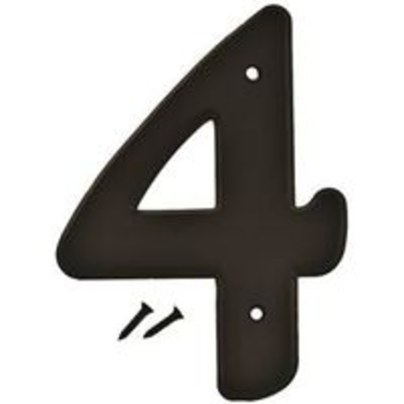 Number House 4 Plastic 6
