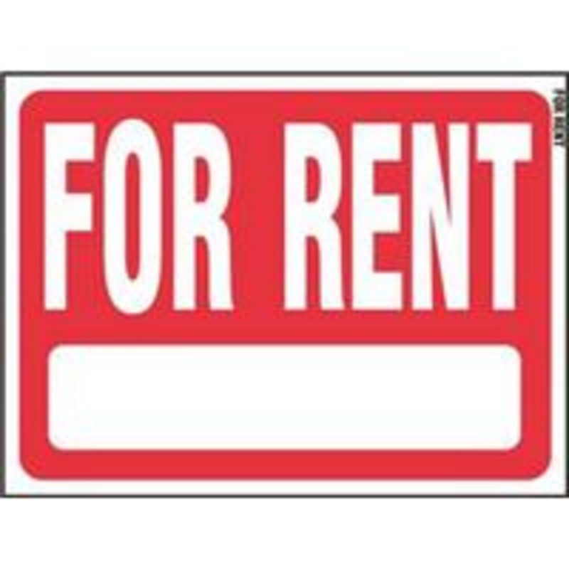Sign for Rent – Red/White 24