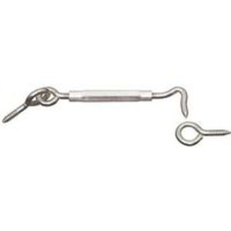 3/8 x 11 Zinc-Plated Turn Gate Hook