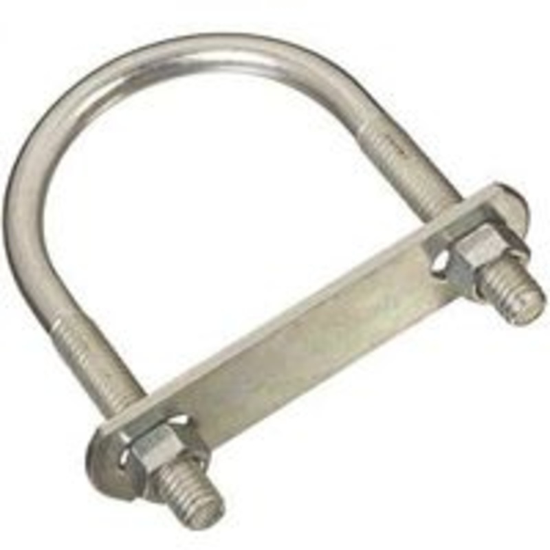 3/8 x 2-1/2 x 4 Zinc U-Bolt