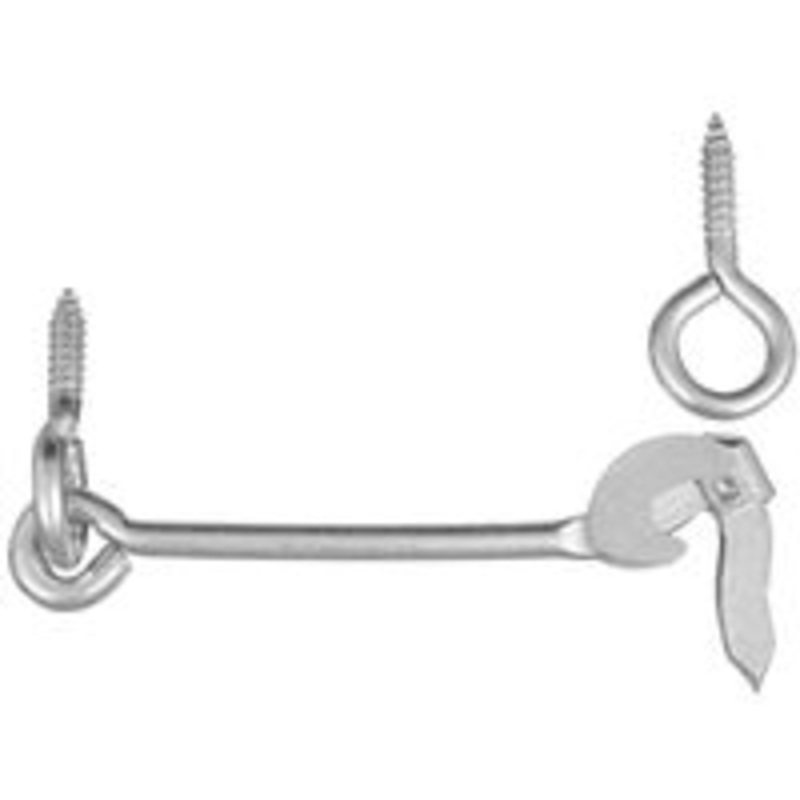 6-Inch Zinc Gate Hook