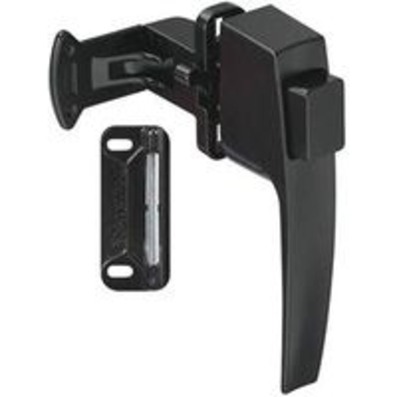 Black Push Latch for Storm and Screen Doors