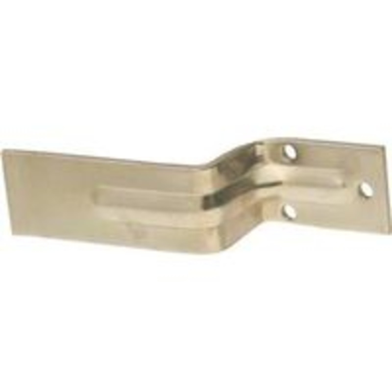 Zinc Open Bar Holder for Barn Door Hardware