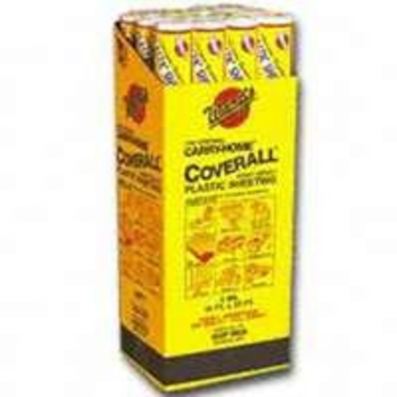 10′ x 25′ 4 Mil Clear Polyethylene Sheeting (4.83 lbs)