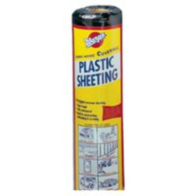 15′ x 25′ Black Polyethylene Sheeting (7.17 lbs)
