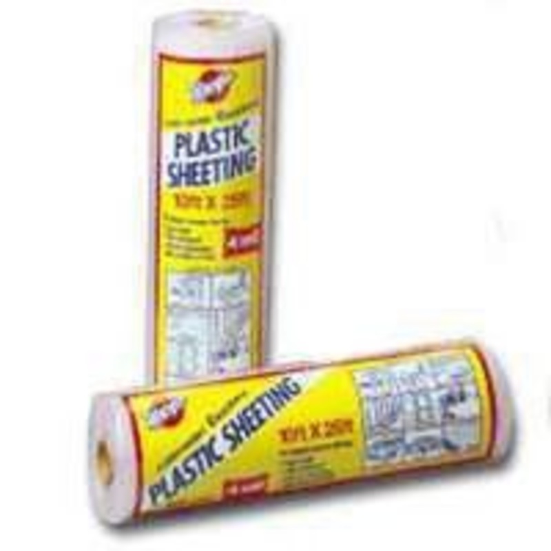 15 x 25′ Clear Polyethylene Sheeting (7.17 lbs)