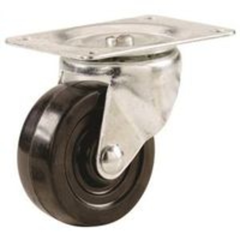 2 Rubb Swivel Plate Caster