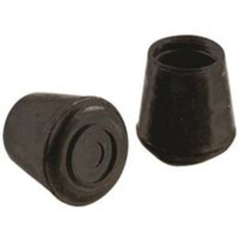 4-Pack 1-1/8 Black Leg Tips
