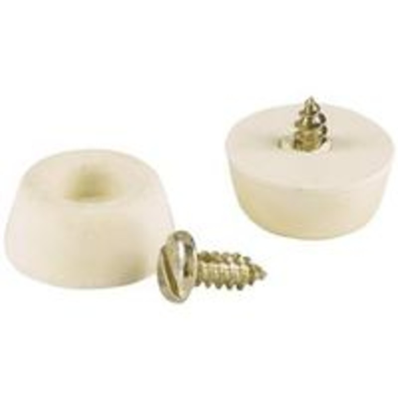 4-Pack 7/8 White Bumpers