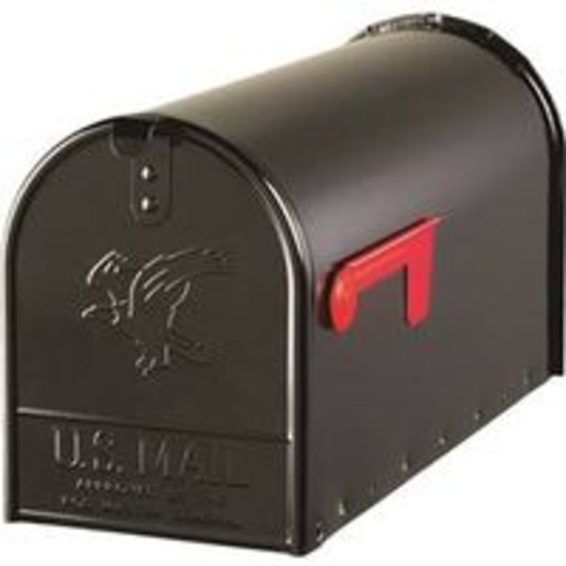 BLK LG T2 Rural Mailbox (8 lbs)