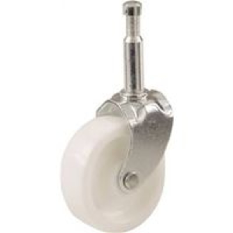 Caster Swivel Plastic 2-Inch White