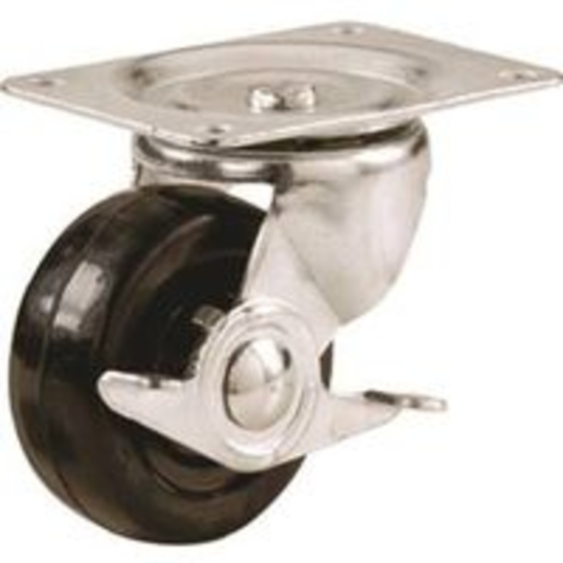 Caster Swivel with Side Brake Plate – Medium