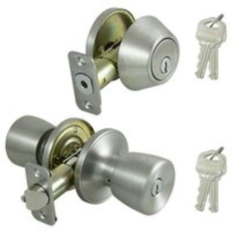 Door Entry Bolt Tulip Stainless Steel Lockset