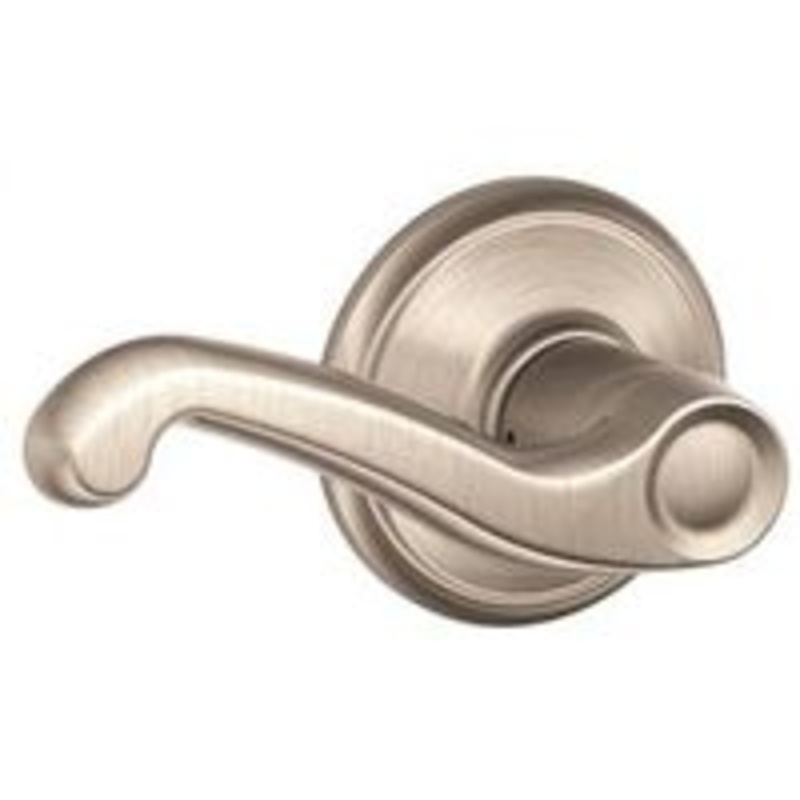 Flair Passage Lever Satin Nickel