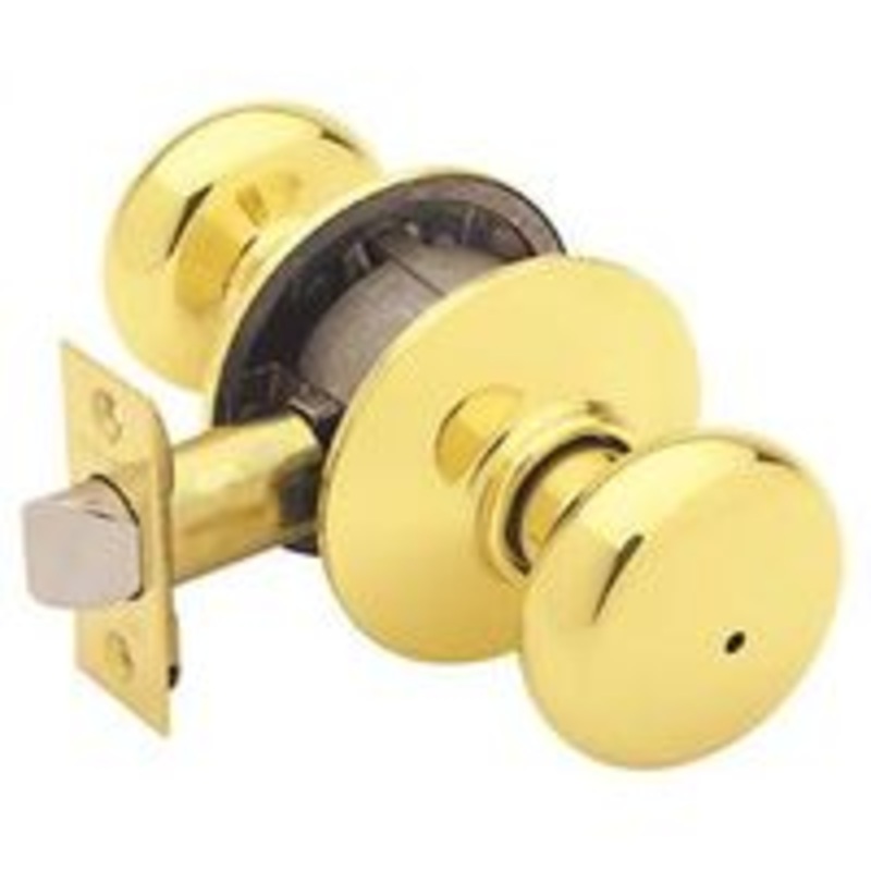 Plymouth Privacy Knob – Bright Finish