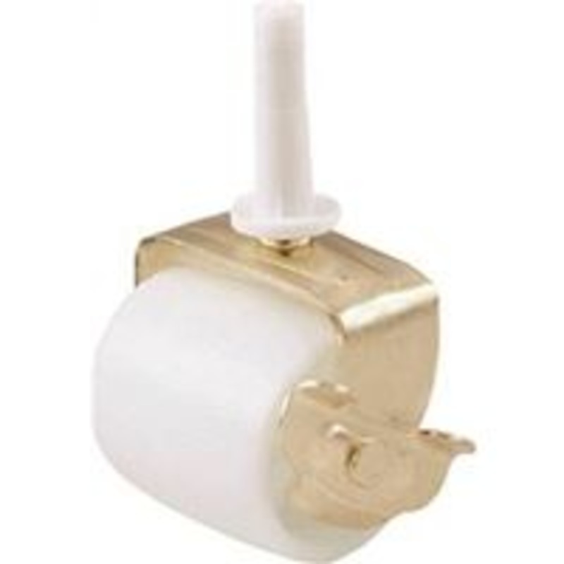 RLR Bed 2-1/8 Plastic White Caster